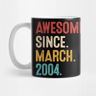 Vintage Birthday March 2004 Mug